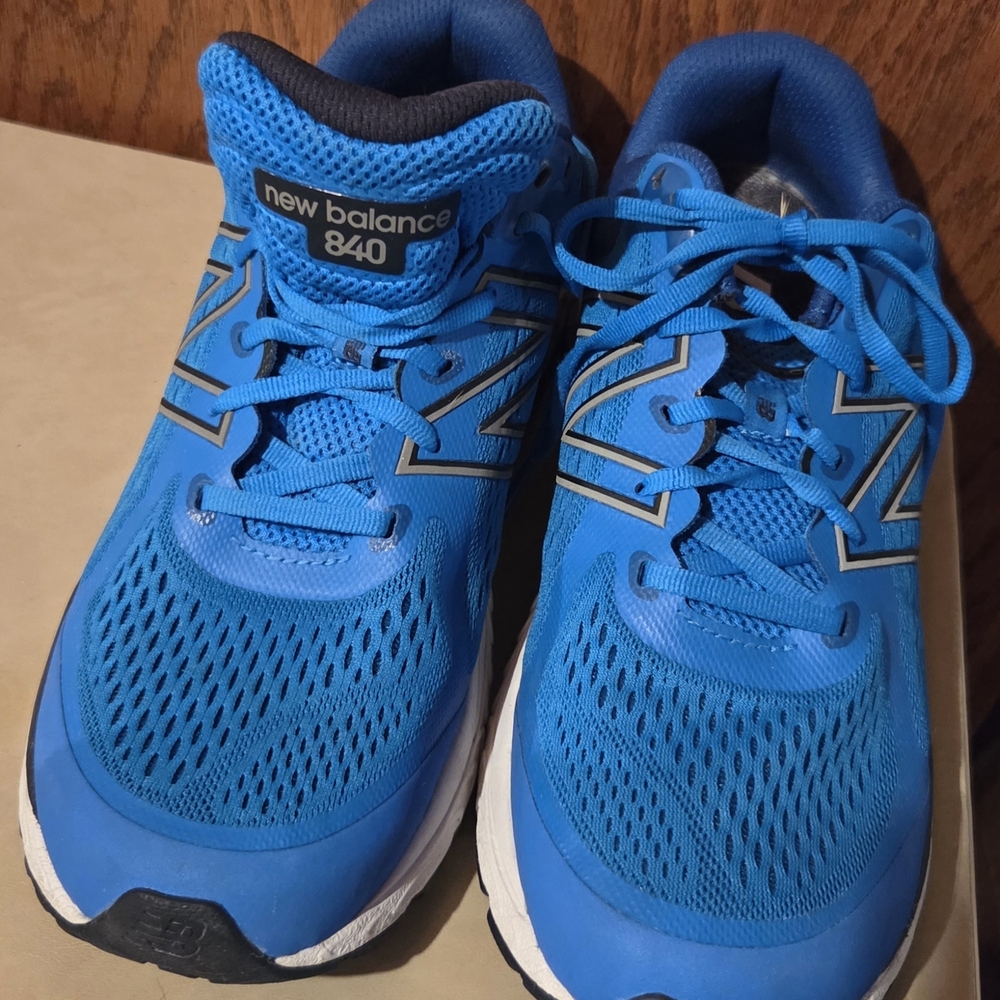 New Balance Black and Blue Athletic Shoes
